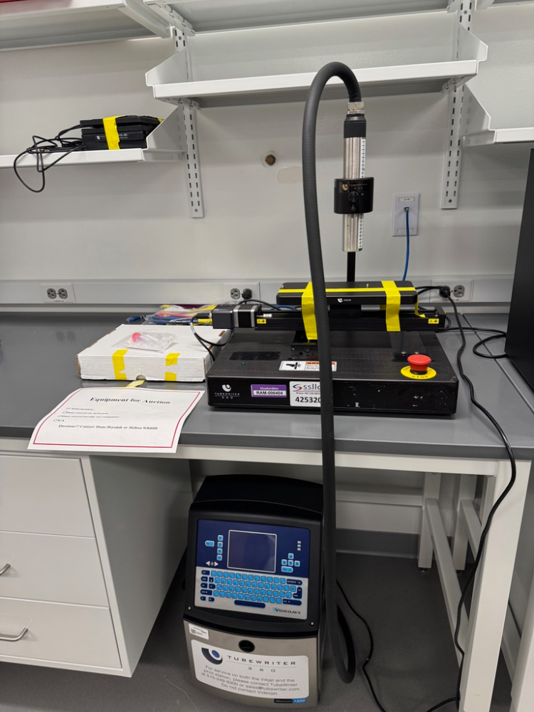 Image of California Advanced Labeling TubeWriter 360 w/ VideoJet 1520
